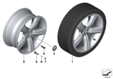 Diagram for 2015 BMW X4 Alloy Wheels - 36116862887