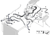 Diagram for BMW 530e Radiator Hose - 17128602619