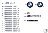 Diagram for 2020 BMW X4 M Emblem - 51147463692