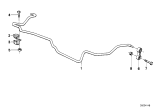 Diagram for 1994 BMW 525i Sway Bar Kit - 33552226507