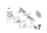 Diagram for BMW 2002tii Brake Disc - 34111152087