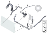 Diagram for 2014 BMW X3 Cooling Hose - 17127646150