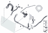 Diagram for BMW X3 Radiator Hose - 17127646150