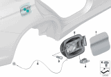 Diagram for 2016 BMW X5 Fuel Filler Housing - 51177297904