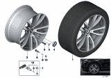 Diagram for 2015 BMW X5 Alloy Wheels - 36117846790