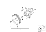 Diagram for BMW Alpina V8 Roadster Power Steering Pump - 32411097078