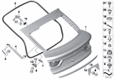 Diagram for BMW X6 M Lift Support - 51247434043