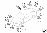 Diagram for BMW M5 Parking Assist Distance Sensor - 66208065249