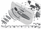 Diagram for 2018 BMW 440i xDrive Gran Coupe Door Armrest - 51417368237