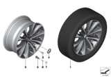 Diagram for BMW 640i Gran Coupe Alloy Wheels - 36116857665