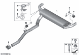 Diagram for 2020 BMW X6 Muffler Hanger Straps - 18308657332