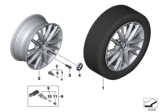 Diagram for 2020 BMW 228i xDrive Gran Coupe Alloy Wheels - 36107849122