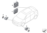 Diagram for BMW 530e Parking Assist Distance Sensor - 66209336908