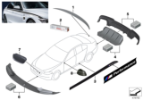 Diagram for 2017 BMW 550i GT xDrive Mirror Cover - 51162291440