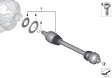 Diagram for 2012 BMW M6 Axle Shaft - 33212284115