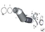 Diagram for 2020 BMW 530i xDrive Catalytic Converter - 18328482648