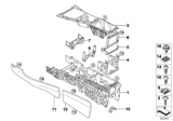 Diagram for BMW X5 Center Console Base - 51166954939