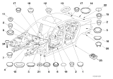 Diagram for 2000 BMW 328i Body Mount Hole Plug - 51718235275