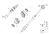 Diagram for 2005 BMW X5 Steering Column Seal - 32306756673