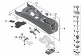 Diagram for 2019 BMW M5 Center Console Base - 51166833963