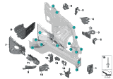 Diagram for BMW X6 M Engine Mount Bracket - 41117174383