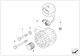 Diagram for BMW 335d Alternator Pulley - 12317789982