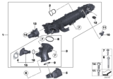 Diagram for BMW 535d xDrive Intake Manifold Gasket - 11618507335