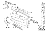 Diagram for 2012 BMW X6 M Interior Door Handle - 51219112429