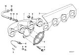 Diagram for BMW 318i Exhaust Manifold Gasket - 11621723833