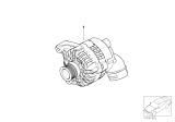 Diagram for 2000 BMW 328i Alternator - 12317501690