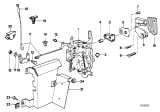 Diagram for BMW 524td Door Latch Assembly - 51221876387