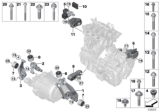Diagram for BMW i8 Motor And Transmission Mount - 22116856296