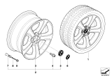 Diagram for BMW 328Ci Alloy Wheels - 36116765346