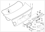 Diagram for 2002 BMW 320i Weather Strip - 51717126973