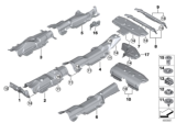 Diagram for BMW 228i xDrive Gran Coupe Exhaust Heat Shield - 51487290778