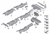 Diagram for 2016 BMW X1 Exhaust Heat Shield - 51487290782