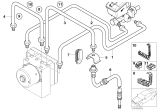 Diagram for BMW 325Ci Hydraulic Hose - 34326759218