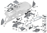 Diagram for BMW Steering Column Cover - 51459363418