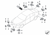 Diagram for BMW 540i Parking Assist Distance Sensor - 66209359090