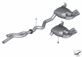 Diagram for 2012 BMW 135i Exhaust Resonator - 18102208806