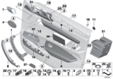 Diagram for 2013 BMW X3 Door Handle - 51417237713