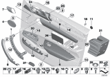 Diagram for 2018 BMW X4 Door Armrest - 51417250825