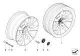 Diagram for 2009 BMW 535i xDrive Alloy Wheels - 36116775793