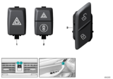 Diagram for BMW X4 M Hazard Warning Switches - 61316993054