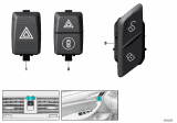 Diagram for 2019 BMW X4 Hazard Warning Switches - 61316993054