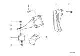 Diagram for 1993 BMW 525iT Motor And Transmission Mount - 11811138879