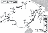 Diagram for 2013 BMW 335i xDrive A/C Liquid Line Hoses - 64509210480