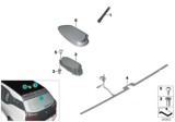 Diagram for BMW i3 Antenna Mast - 65209355718