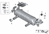 Diagram for 2017 BMW Alpina B7 Muffler - 18307992024