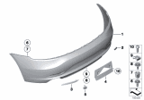 Diagram for 2016 BMW Z4 Bumper Reflector - 63147191767